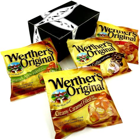 Werthers Original Caramel Hard Candies 4 Flavor Variety