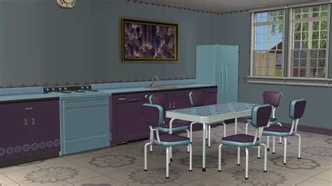Mod The Sims Kitchen Set Consisting Of Recolors Of Objects From Base