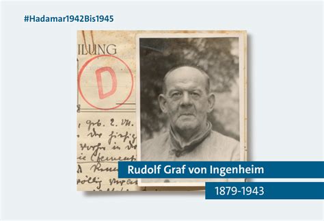 Hadamar1942bis1945 Rudolf Graf Von Ingenheim • Gedenkstätte Hadamar