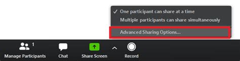 I have been told that zoom will fix this issue in their next update which will be available shortly. How to enable screen sharing in a Zoom meeting - TCSP