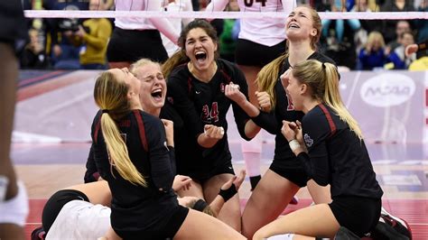 Di Women S Volleyball Stanford Wins The National Championship Ncaa