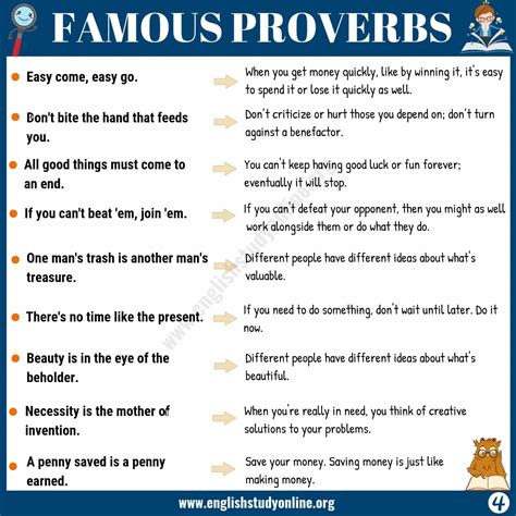 It is important not to miss any of the words in most proverbs because the meaning can be. 45+ Famous Proverbs with Meaning for ESL Learners ...