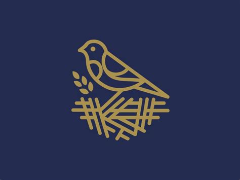 Bird Bird Logo Design Nest Logo Bird Logos