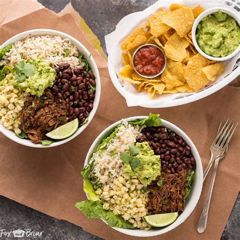 Slow Cooker Beef Burrito Bowls Fox And Briar