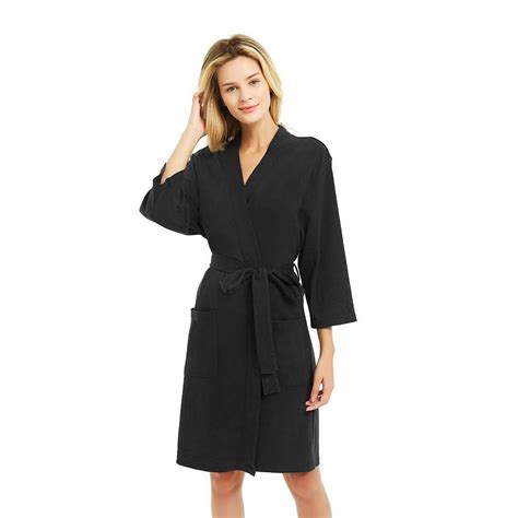 U Skiin Kimono Bathrobe For Women With Sleeves Lightweight Cotton
