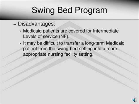 Ppt Swing Bed Program Powerpoint Presentation Free Download Id2931397