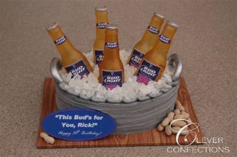 Bud Beer Birthday Tub Clever Confections Flickr