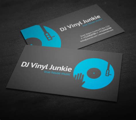 Amazing Dj Business Cards Psd Templates Graphic Design Junction
