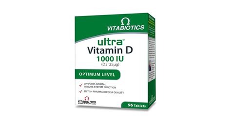 Ultra Vitamin D 1000 Iu Tablets Vitabiotics