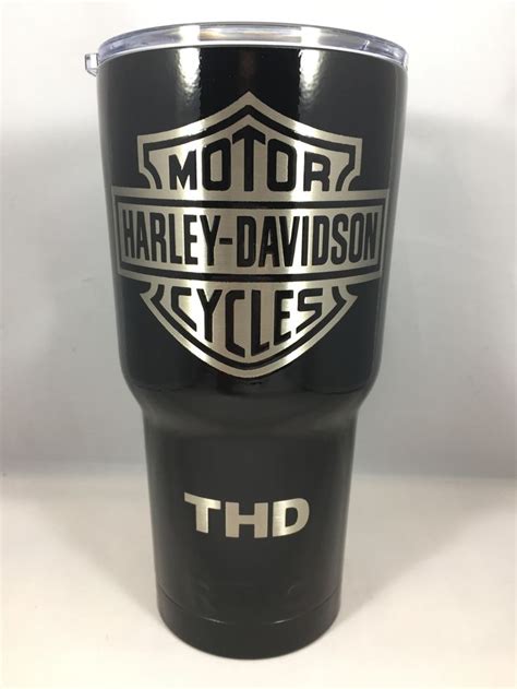 Pin By Cb Customshop On Powder Coated Tumblers Harley Davidson