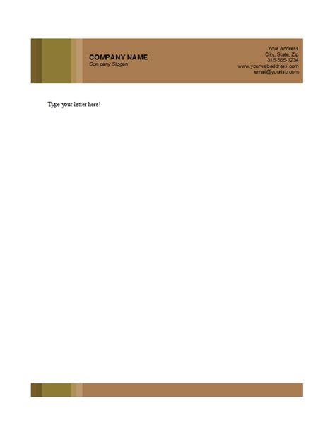 Letterheads are effective branding and marketing tools. Free Letterhead Templates-business,professional-Doc Format ...