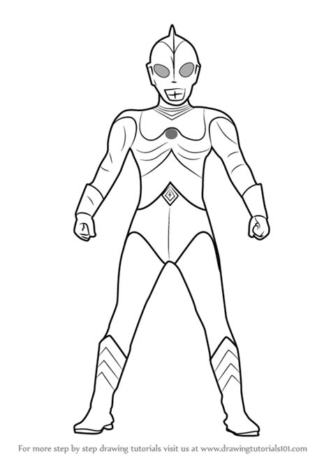 Mewarnai Gambar Ultraman Cosmos Ultraman Mewarnai