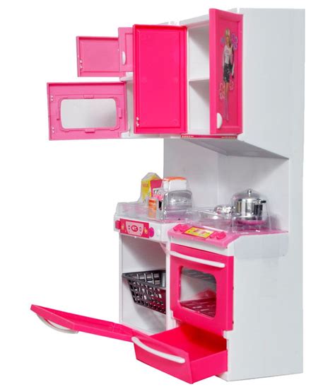 Dream Deals Pink Plastic Barbie Kitchen Set Buy Dream Deals Pink Plastic Barbie Kitchen Set