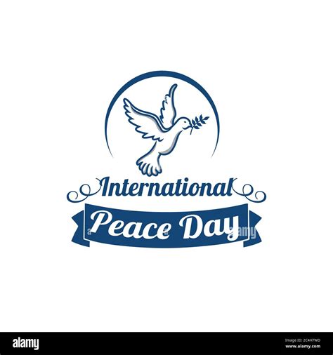 Sep 21 International Peace Day Illustration Concept Present Peace