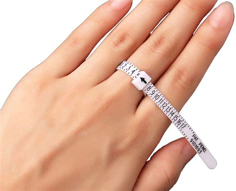 Ring Sizer Measure Your Finger Accurately Size 1 To 17 Images And