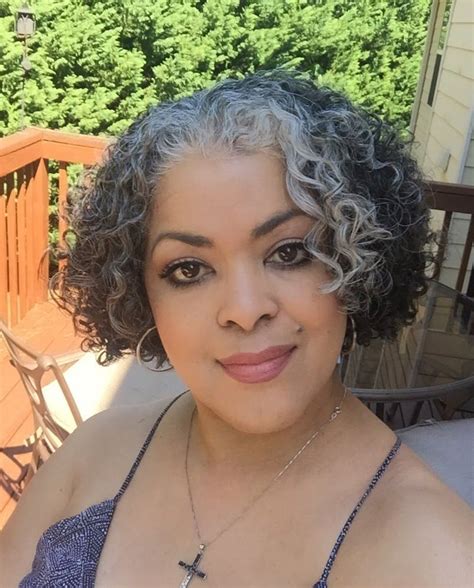 Jacqui May 2017 Grey Hair Dont Care Grey Curly Hair Natural Gray