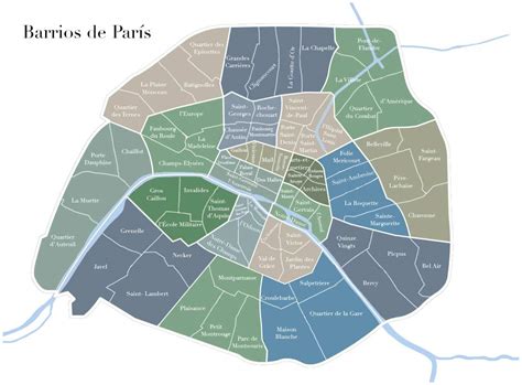 Las 12 Mejores Zonas Y Barrios De ParÍs Con Mapa Dosmochilasymedia