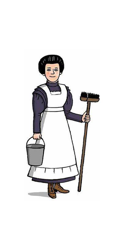 Servant Domestic Cartoon 1912 Meaning Labour Dream