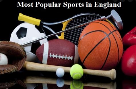 Top 10 Most Popular Sports In England 2024