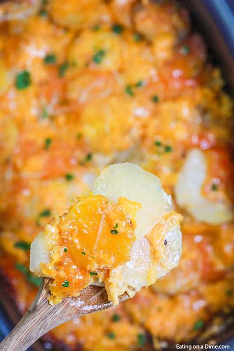 If you plan to freeze the scalloped potatoes, the potatoes need to be removed from the oven before they finish cooking to protect their texture. Best Crock Pot Scalloped Potatoes Recipe Ever - 35 Best ...