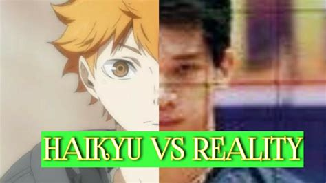 Haikyu Plays And Real Life Volleyball Plays Youtube