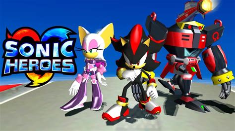 Sonic Heroes Egg Fleet Team Dark K HD Widescreen Fps No HUD YouTube