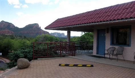 Chillin On The Patio Awesome Views Picture Of Sedona Motel Sedona