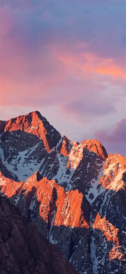 Iphone Apple 4k Sunset Mountain Sierra App