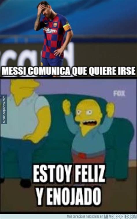 Los Memes Sobre La Posible Salida De Messi Del Barcelona