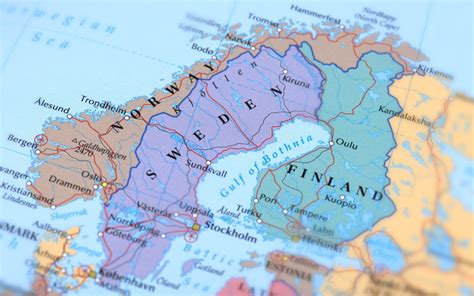 The Best Map Of Scandinavia Superb Scandinavian Maps