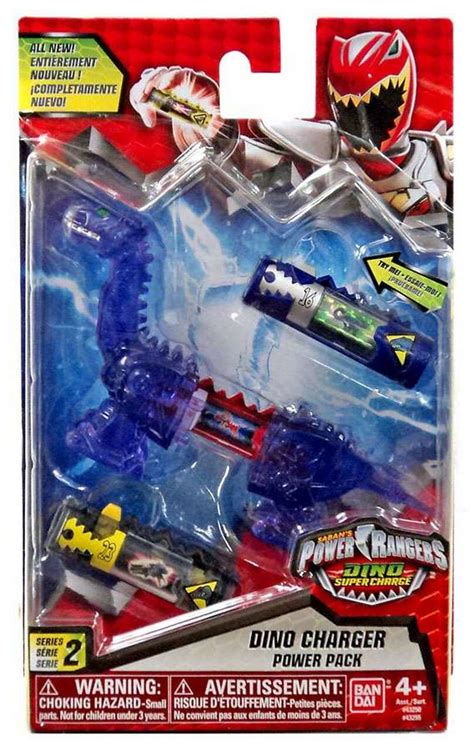 Power Rangers Dino Super Charge Series 2 Translucent Blue Dino Charger