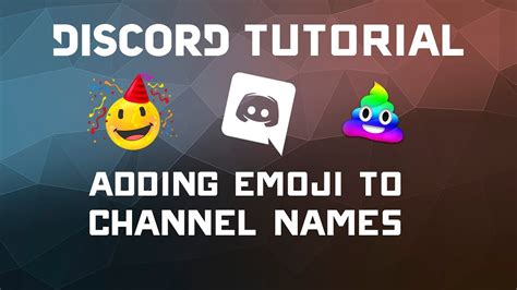 Adding Emoji To Discord Channel Names Discord Tutorial Updated Youtube