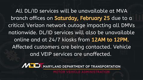 Update All Maryland Motor Vehicle Administration Facebook