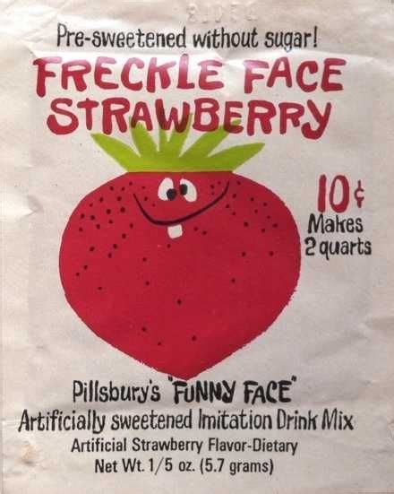 Funny Face Drink Original 1964 Freckle Face Strawberry Flavor Great