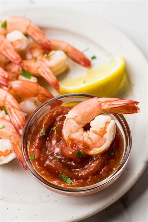 Classic Shrimp With Cocktail Sauce Recipe Seafood Recipes Steak