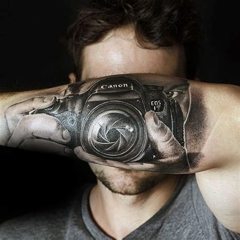 80 Camera Tattoo Designs For Men Photography Ink Ideas Hand Tattoos