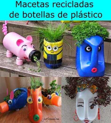 Macetas Recicladas Con Botellas De Plastico