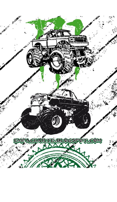 Recursos Graficos Chapines Carro Monstruo Vector Monster Truck