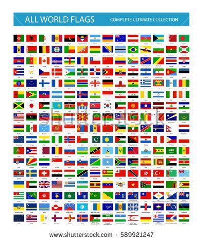 Get the list of countries and capitals in alphabetical order. All Vector World Country Flags. All flags are organized by ...