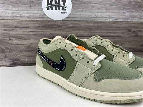 Nike Air Jordan 1 Low Se Craft Sky J Light Olive Green Black Fd6819