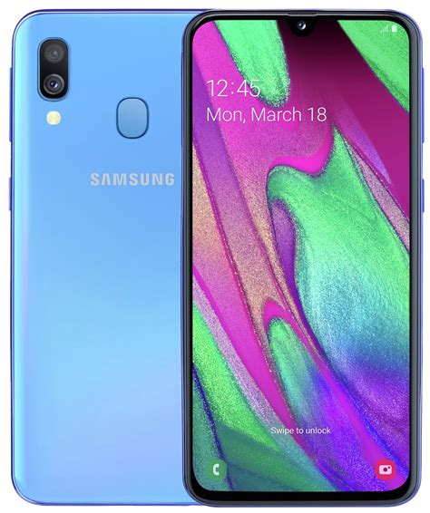 Sim Free Samsung A40 64gb Mobile Phone Blue 8877211 Argos Price