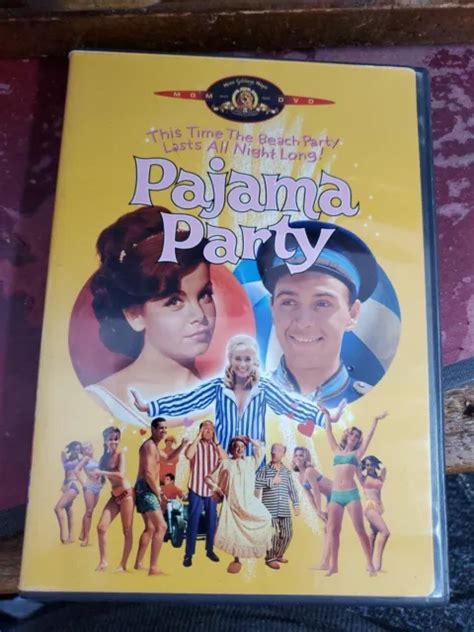 Pajama Party Dvd Annette Funicello Tommy Kirk Harvey Lembeck 2599 Picclick