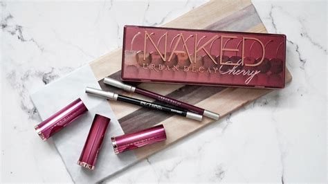 Review Swatch Tutorial Urban Decay Naked Cherry Collection