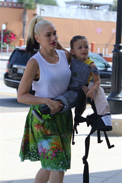 One of her biggest hits is hollaback girl. Gwen Stefani with children heading to church in Los ...