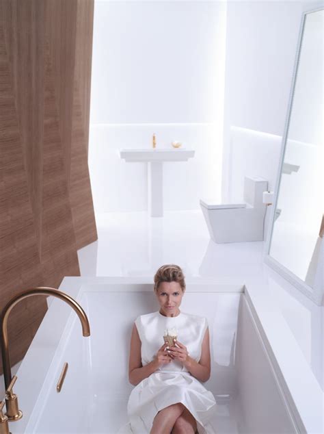 Kohler K 1137 0 Underscore 6 Foot Acrylic Bath White Freestanding