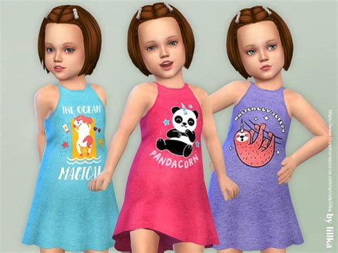 The Sims Resource Toddler Dresses Collection P135 By Lillka • Sims 4