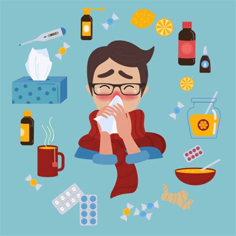 Cold And Flu Pictures Illustrations Royalty Free Vector Graphics