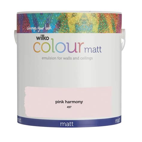 Pink Harmony Matt Emulsion Paint 25l Duck Egg Blue Wall