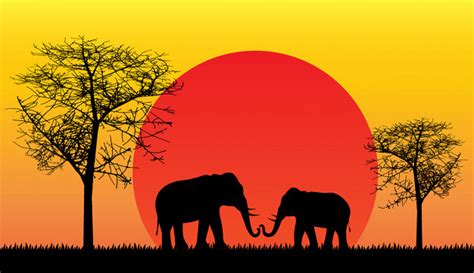 Multiple sizes and related images are all free on clker.com. Zwart silhouet van olifant | Premium Vector