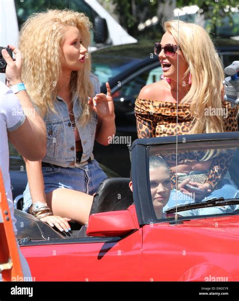 Britney Spears And Iggy Azalea Shoot A Scene For Their Highly